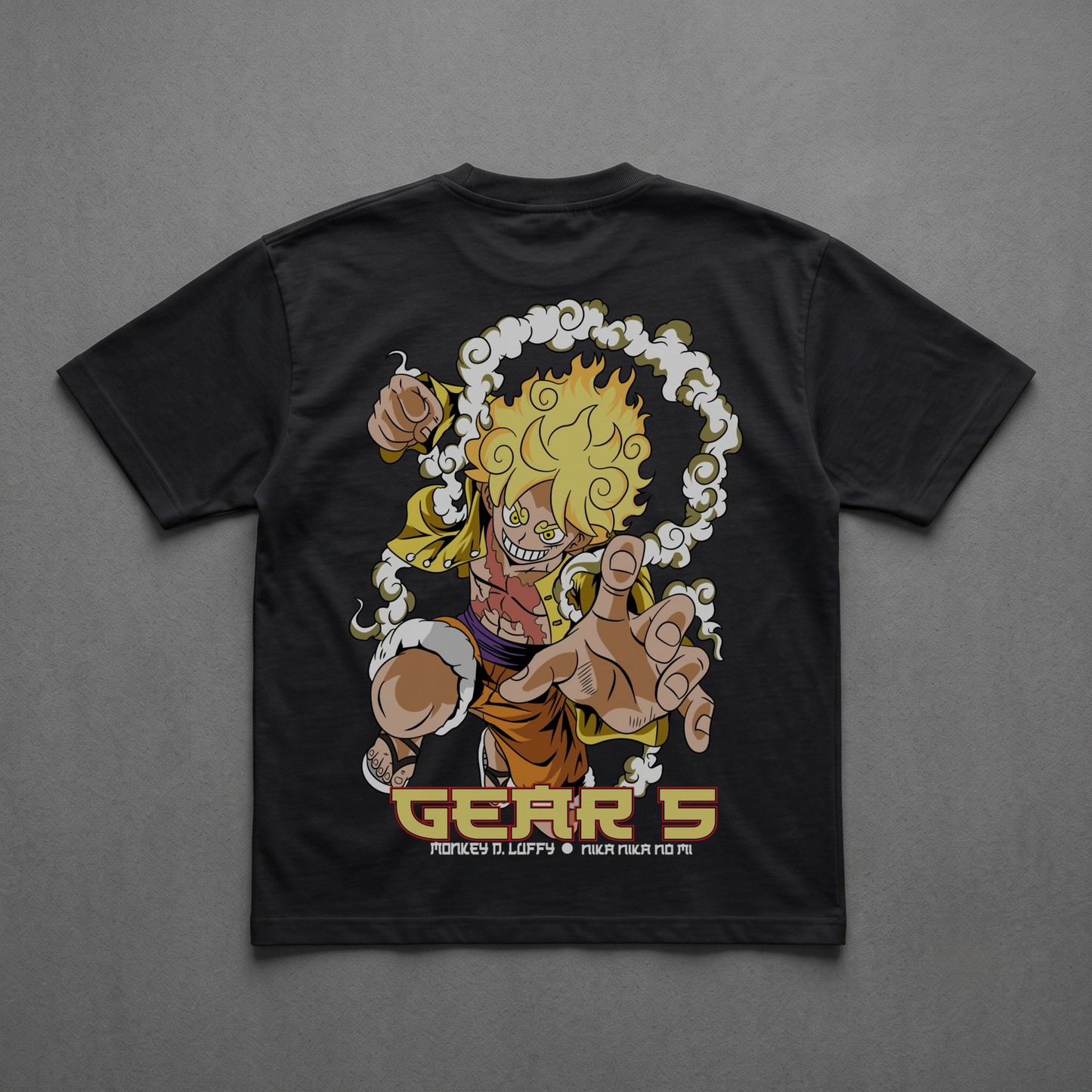 Camiseta Unisex corte Oversized, LUFFY 254 GRSM