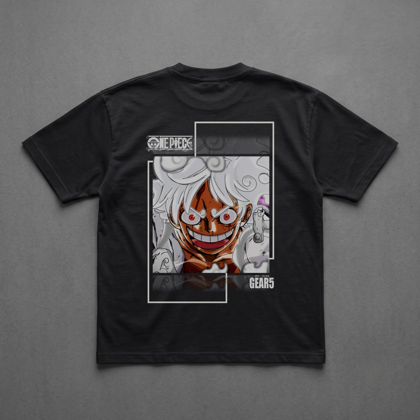 Camiseta Unisex corte Oversized, LUFFY 254 GRSM