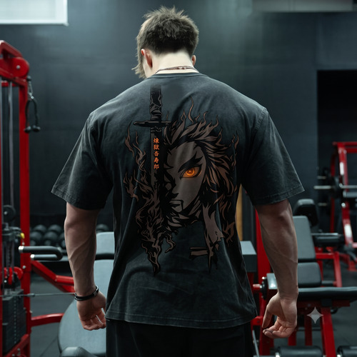 Camiseta Oversize 100% algodón Demon Slayer