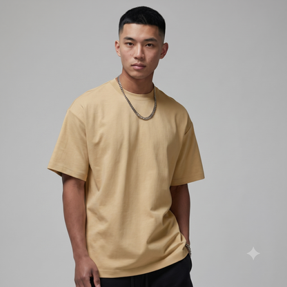 Camiseta Oversized · Algodón Pesado 254 Gramos
