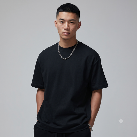 Camiseta Oversized · Algodón Pesado 254 Gramos